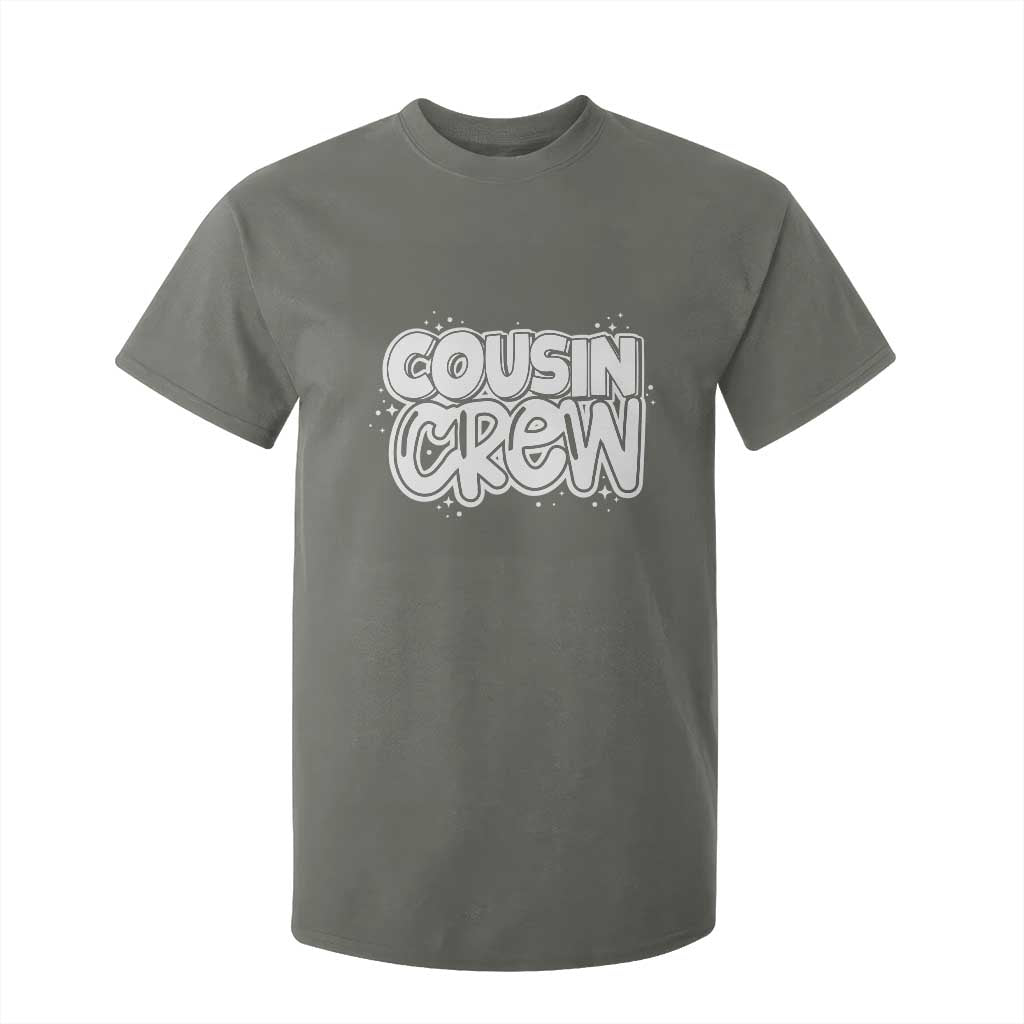 Cousin Crew T Shirt For Kid Cute Matching Cousins Summer Beach Vacation TS10 Military Green Print Your Wear