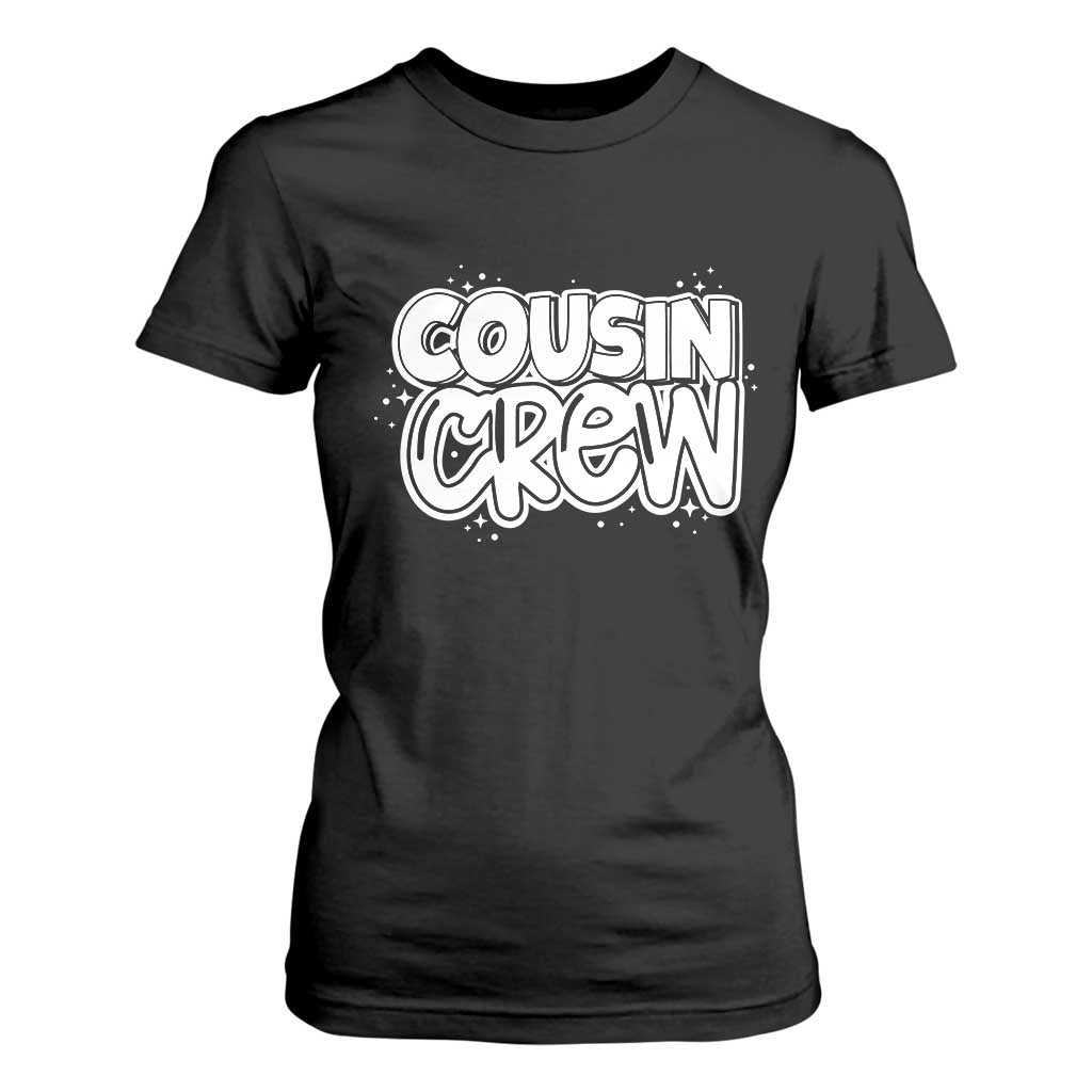 Cousin Crew T Shirt For Women Cute Matching Cousins Summer Beach Vacation TS10 Black Print Your Wear
