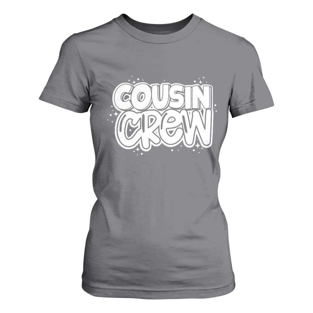 Cousin Crew T Shirt For Women Cute Matching Cousins Summer Beach Vacation TS10 Charcoal Print Your Wear