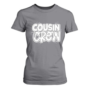 Cousin Crew T Shirt For Women Cute Matching Cousins Summer Beach Vacation TS10 Charcoal Print Your Wear
