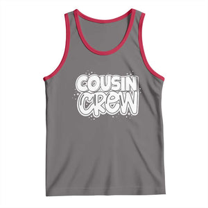 Cousin Crew Tank Top Cute Matching Cousins Summer Beach Vacation TS10 Deep Heather Red Print Your Wear