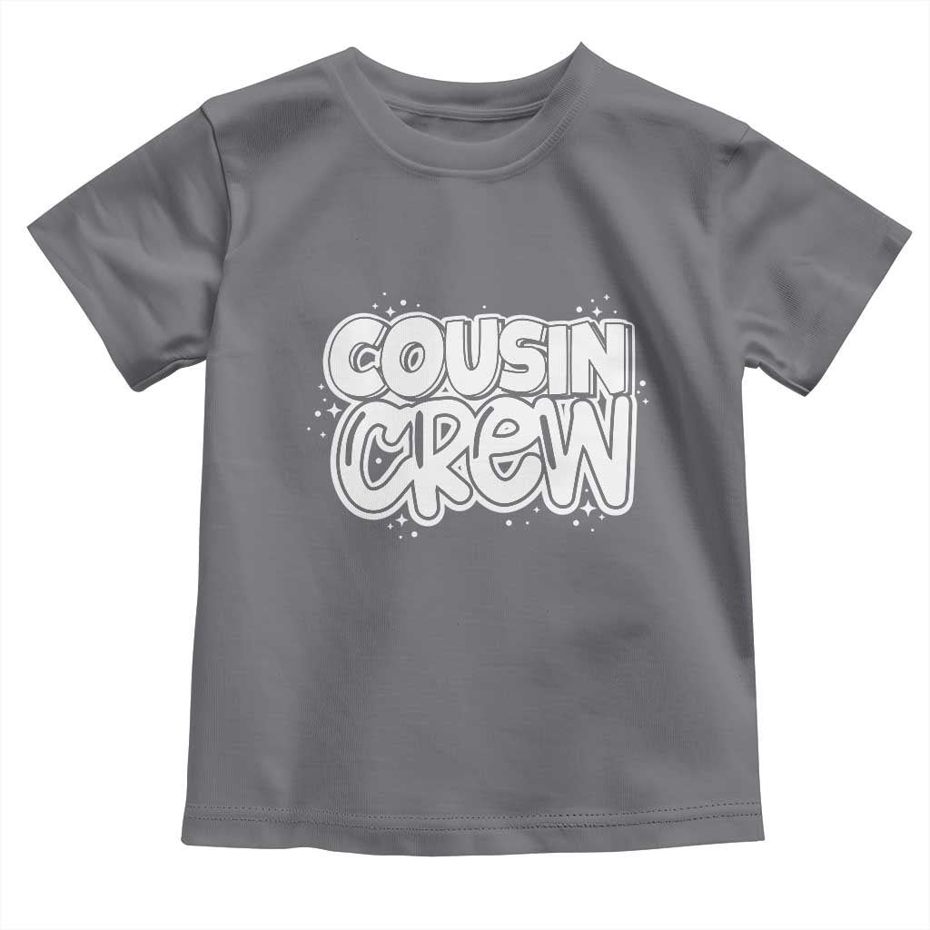 Cousin Crew Toddler T Shirt Cute Matching Cousins Summer Beach Vacation TS10 Charcoal Print Your Wear