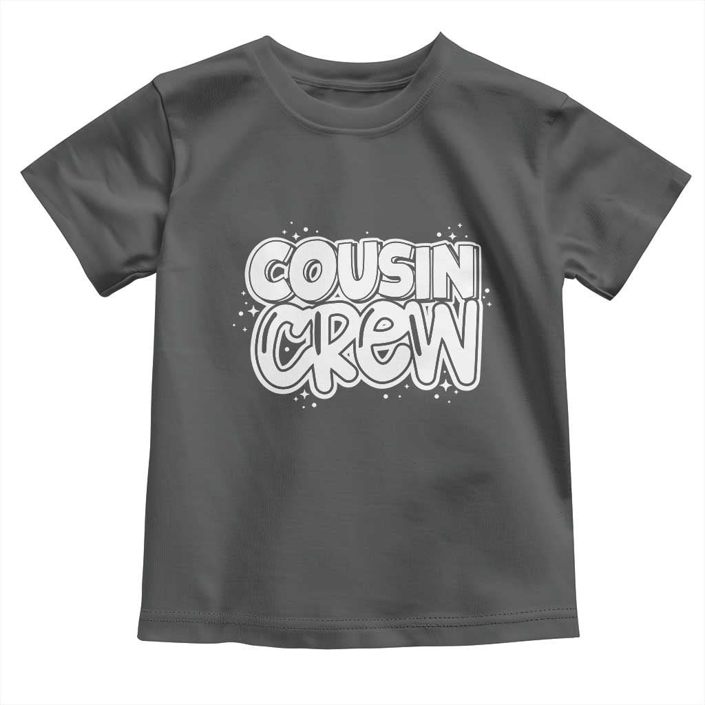 Cousin Crew Toddler T Shirt Cute Matching Cousins Summer Beach Vacation TS10 Dark Heather Print Your Wear