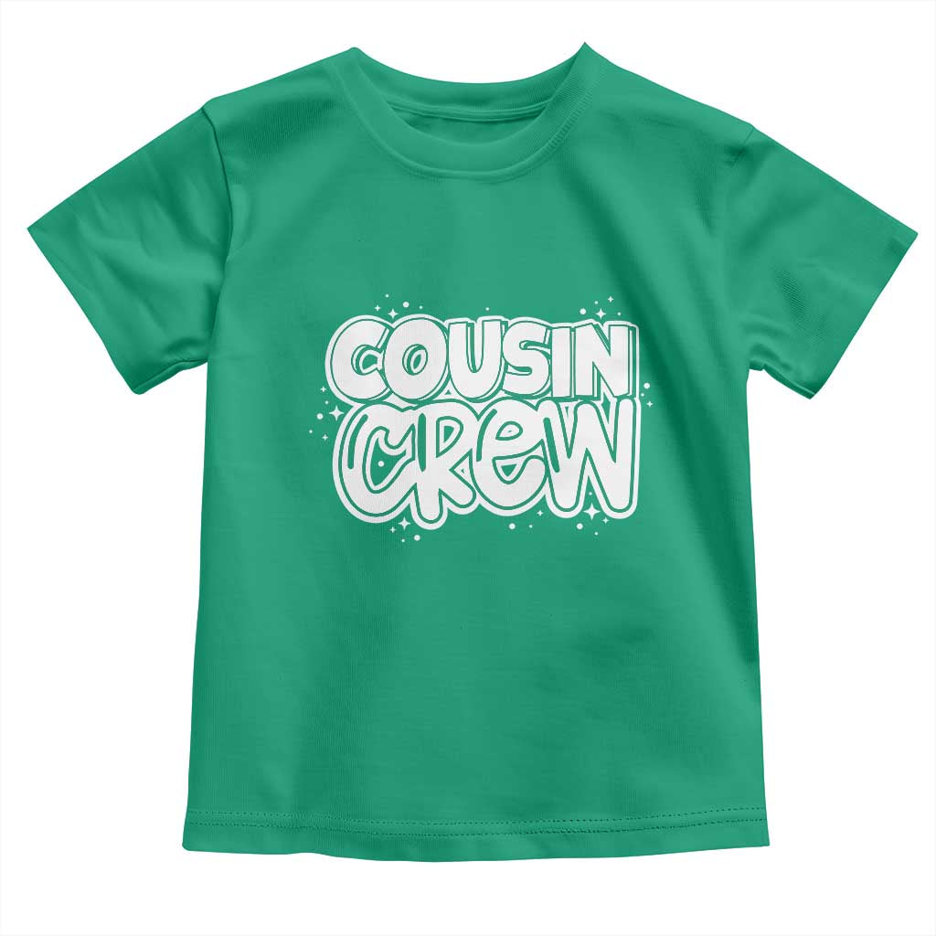 Cousin Crew Toddler T Shirt Cute Matching Cousins Summer Beach Vacation TS10 Irish Green Print Your Wear