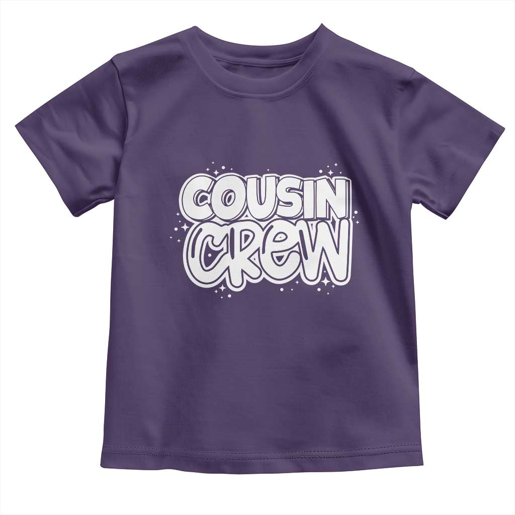 Cousin Crew Toddler T Shirt Cute Matching Cousins Summer Beach Vacation TS10 Purple Print Your Wear