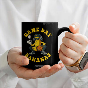 Cute Bananas Graphic Coffee Mug Game Day Cool Catcher Baseball Lover TS02 Print Your Wear