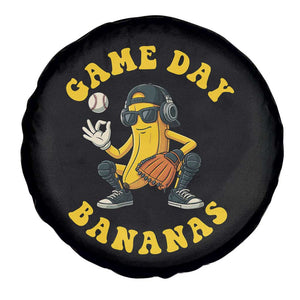 Cute Bananas Graphic Spare Tire Cover Game Day Cool Catcher Baseball Lover TS02 Print Your Wear