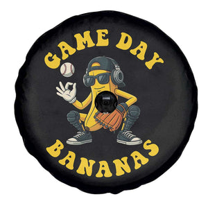 Cute Bananas Graphic Spare Tire Cover Game Day Cool Catcher Baseball Lover TS02 Print Your Wear