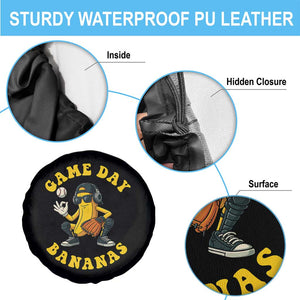 Cute Bananas Graphic Spare Tire Cover Game Day Cool Catcher Baseball Lover TS02 Print Your Wear