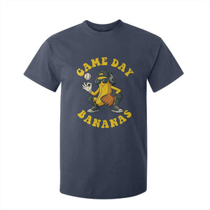 Cute Bananas Graphic T Shirt For Kid Game Day Cool Catcher Baseball Lover TS02 Navy Print Your Wear