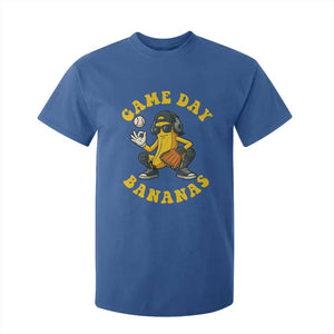 Cute Bananas Graphic T Shirt For Kid Game Day Cool Catcher Baseball Lover TS02 Royal Blue Print Your Wear