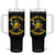Cute Bananas Graphic Tumbler With Handle Game Day Cool Catcher Baseball Lover TS02 One Size: 40 oz Black Print Your Wear