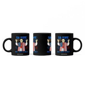 Da Pope Funny 4th of July Coffee Mug Red White and Holy Patriotic Catholic TS02 Print Your Wear