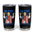 Da Pope Funny 4th of July Tumbler Cup Red White and Holy Patriotic Catholic TS02 Black Print Your Wear
