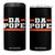Da Pope Leo XIV 4 in 1 Can Cooler Tumbler From America Chicago TS10 One Size: 16 oz Black Print Your Wear