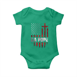 Da Pope Leo XIV Baby Onesie From America Chicago America US Flag TS10 Irish Green Print Your Wear