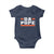 Da Pope Leo XIV Baby Onesie From America Chicago TS10 Navy Print Your Wear