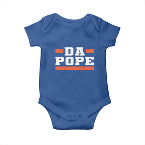 Da Pope Leo XIV Baby Onesie From America Chicago TS10 Royal Blue Print Your Wear