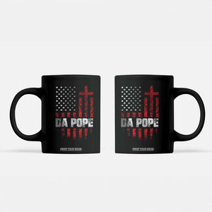 Da Pope Leo XIV Coffee Mug From America Chicago America US Flag TS10 Black Print Your Wear