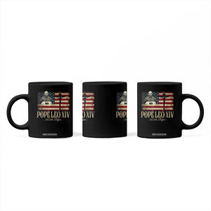 Da Pope Leo XIV Coffee Mug From America Chicago USA Flag Cross TS10 Print Your Wear