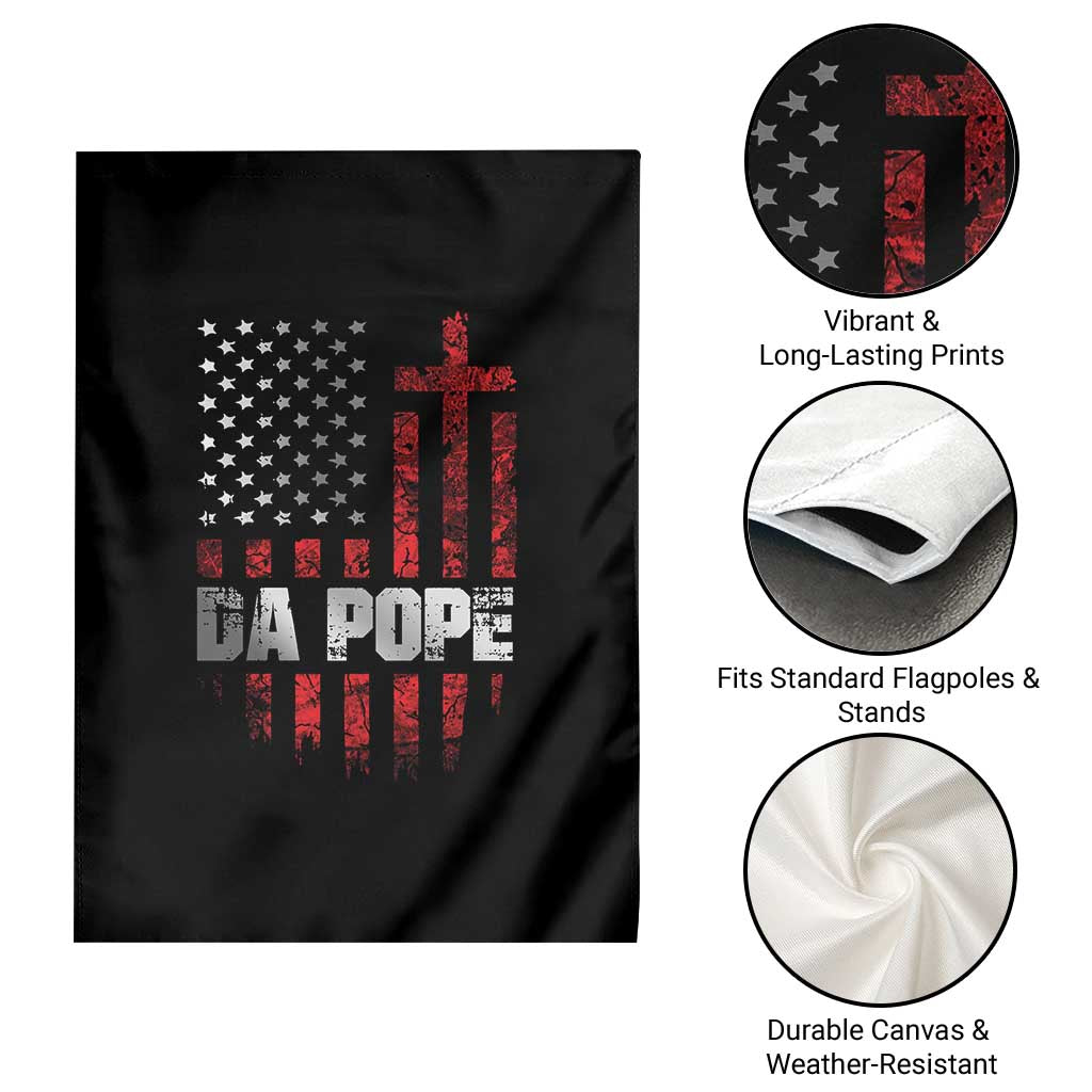 Da Pope Leo XIV Garden Flag From America Chicago America US Flag TS10 Print Your Wear