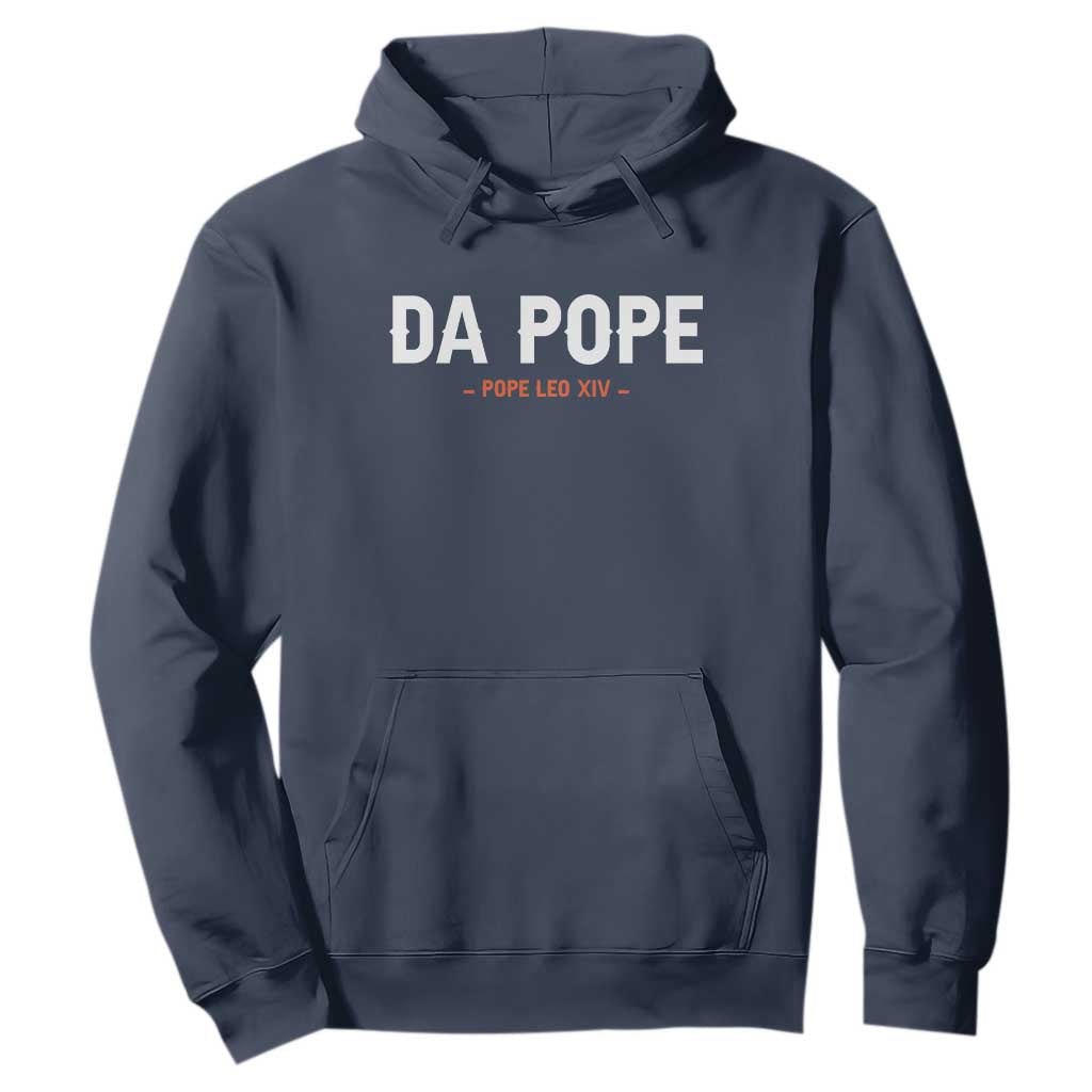 Da Pope Leo XIV Hoodie 267th Pope Catholic Chicago Pride TS02 Navy Print Your Wear