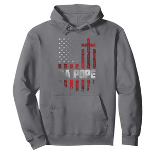 Da Pope Leo XIV Hoodie From America Chicago America US Flag TS10 Charcoal Print Your Wear