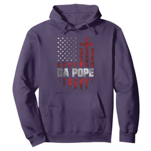 Da Pope Leo XIV Hoodie From America Chicago America US Flag TS10 Purple Print Your Wear