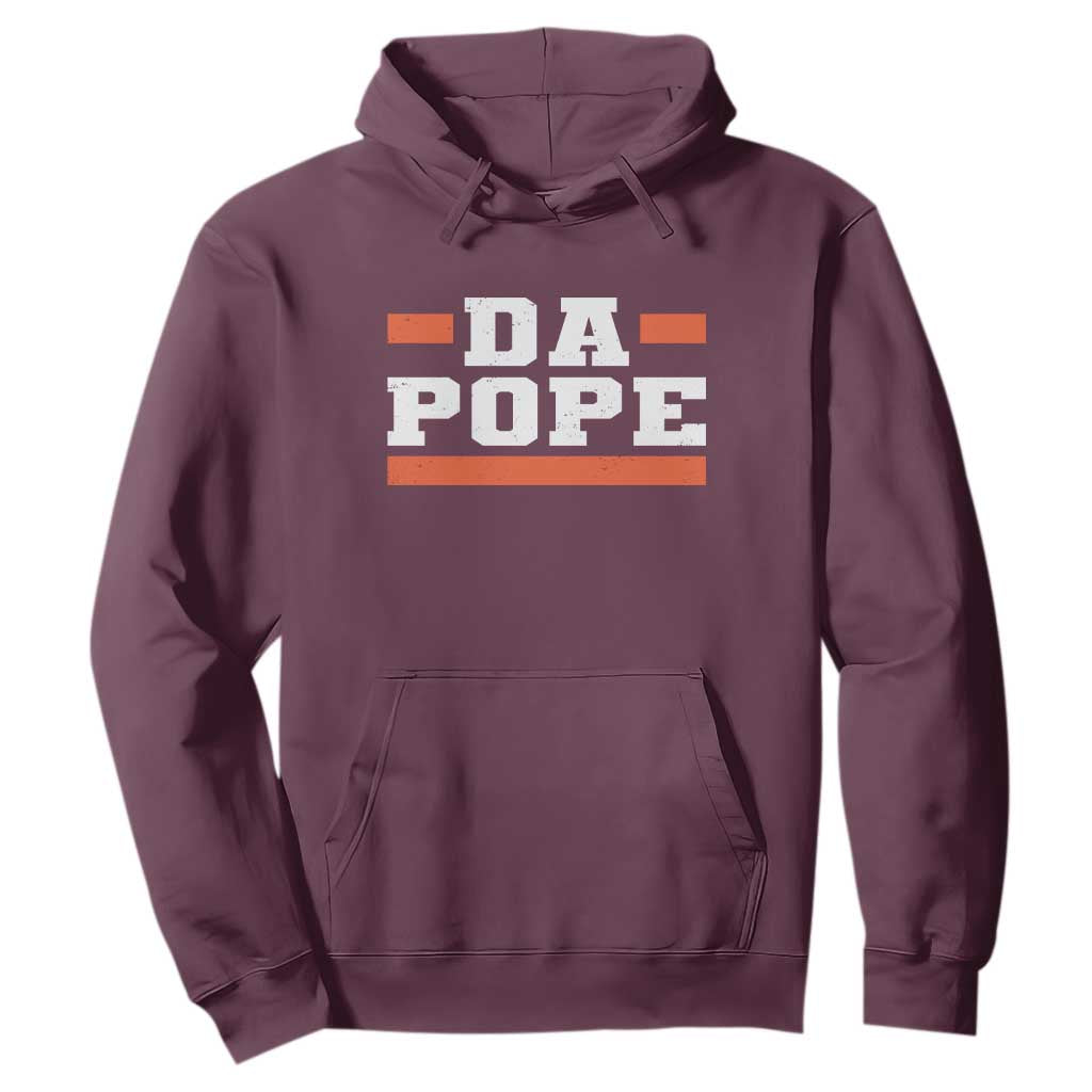 Da Pope Leo XIV Hoodie From America Chicago TS10 Maroon Print Your Wear