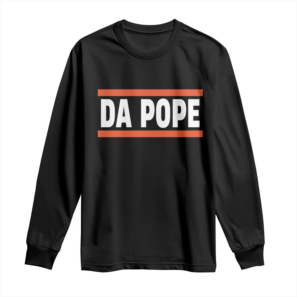 Da Pope Leo XIV Long Sleeve Shirt Cardinal Robert Francis Prevost 267th Pope TS02 Black Print Your Wear