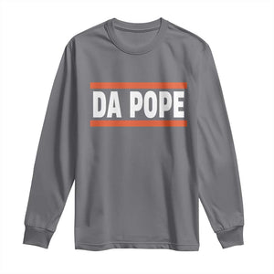 Da Pope Leo XIV Long Sleeve Shirt Cardinal Robert Francis Prevost 267th Pope TS02 Charcoal Print Your Wear