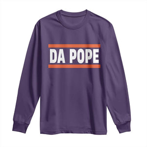 Da Pope Leo XIV Long Sleeve Shirt Cardinal Robert Francis Prevost 267th Pope TS02 Purple Print Your Wear