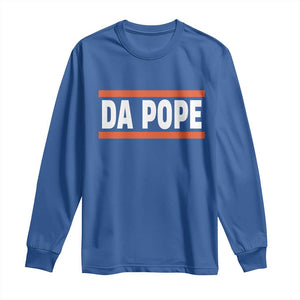 Da Pope Leo XIV Long Sleeve Shirt Cardinal Robert Francis Prevost 267th Pope TS02 Royal Blue Print Your Wear