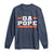 Da Pope Leo XIV Long Sleeve Shirt From America Chicago TS10 Navy Print Your Wear