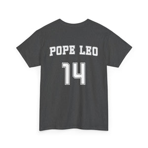 Da Pope Leo XIV Number 14 Custom Sports Jersey Back T Shirt TS02 Print Your Wear