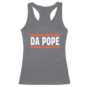 Da Pope Leo XIV Racerback Tank Top Cardinal Robert Francis Prevost 267th Pope TS02 Charcoal Print Your Wear