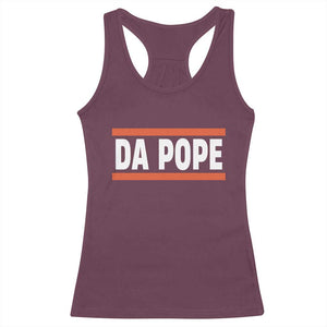 Da Pope Leo XIV Racerback Tank Top Cardinal Robert Francis Prevost 267th Pope TS02 Maroon Print Your Wear