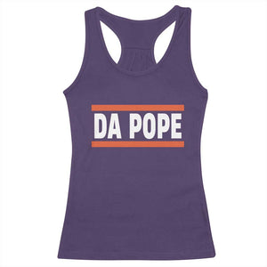 Da Pope Leo XIV Racerback Tank Top Cardinal Robert Francis Prevost 267th Pope TS02 Purple Print Your Wear