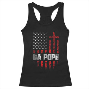 Da Pope Leo XIV Racerback Tank Top From America Chicago America US Flag TS10 Black Print Your Wear
