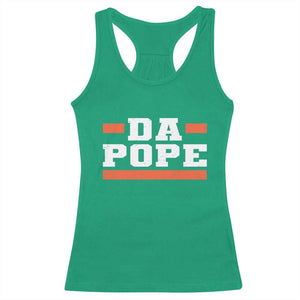 Da Pope Leo XIV Racerback Tank Top From America Chicago TS10 Irish Green Print Your Wear