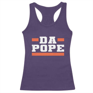 Da Pope Leo XIV Racerback Tank Top From America Chicago TS10 Purple Print Your Wear