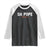 Da Pope Leo XIV Raglan Shirt 267th Pope Catholic Chicago Pride TS02 Black White Print Your Wear