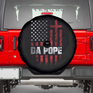 Da Pope Leo XIV Spare Tire Cover From America Chicago America US Flag TS10 Black Print Your Wear