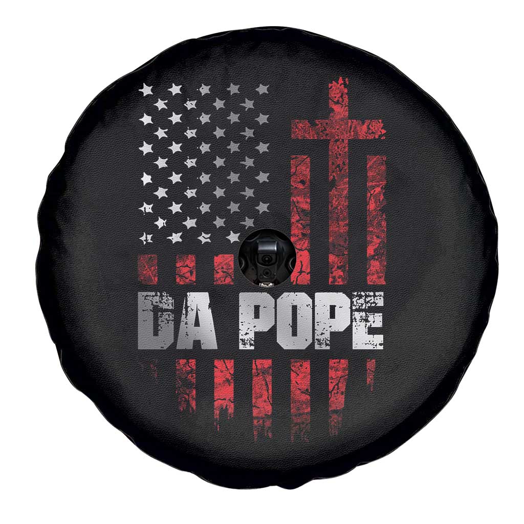 Da Pope Leo XIV Spare Tire Cover From America Chicago America US Flag TS10 Print Your Wear