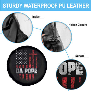 Da Pope Leo XIV Spare Tire Cover From America Chicago America US Flag TS10 Print Your Wear