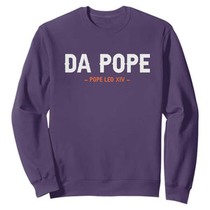 Da Pope Leo XIV Sweatshirt 267th Pope Catholic Chicago Pride TS02 Purple Print Your Wear
