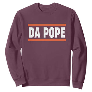 Da Pope Leo XIV Sweatshirt Cardinal Robert Francis Prevost 267th Pope TS02 Maroon Print Your Wear