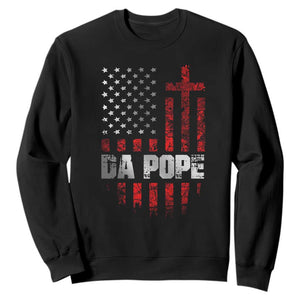 Da Pope Leo XIV Sweatshirt From America Chicago America US Flag TS10 Black Print Your Wear