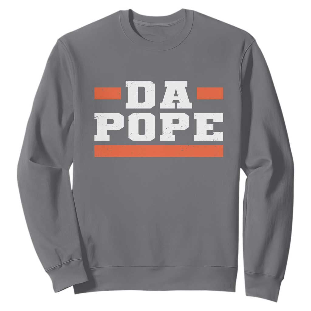 Da Pope Leo XIV Sweatshirt From America Chicago TS10 Charcoal Print Your Wear