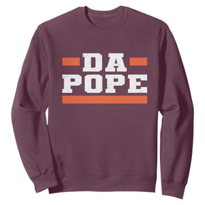 Da Pope Leo XIV Sweatshirt From America Chicago TS10 Maroon Print Your Wear